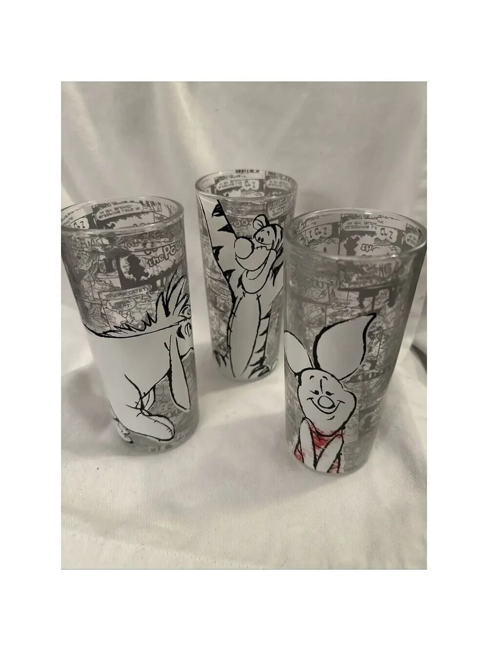 Disney Winnie The Pooh Glasses Eeyore Tigger And Piglet “glass”